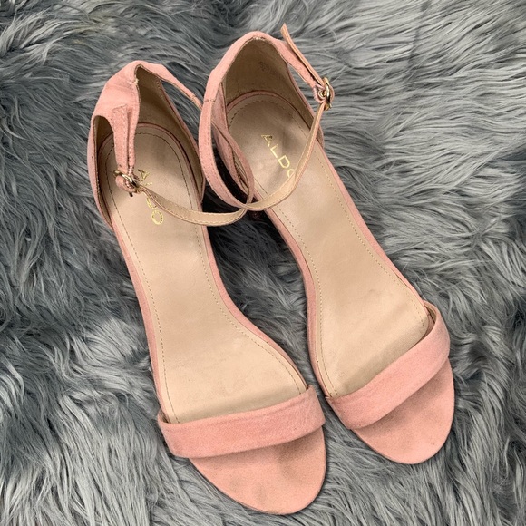 Aldo soft glitter glam suede dolly heels 8 - Picture 3 of 7